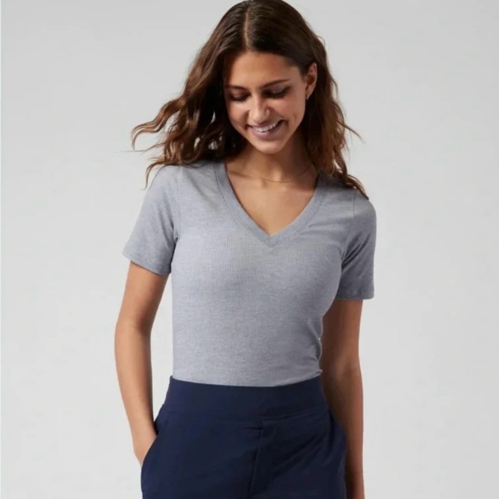 Athleta Renew V-Neck Tee